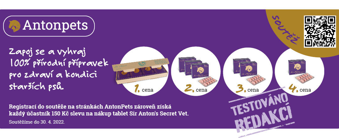 Antonpets – nový partner Klubu psích seniorů